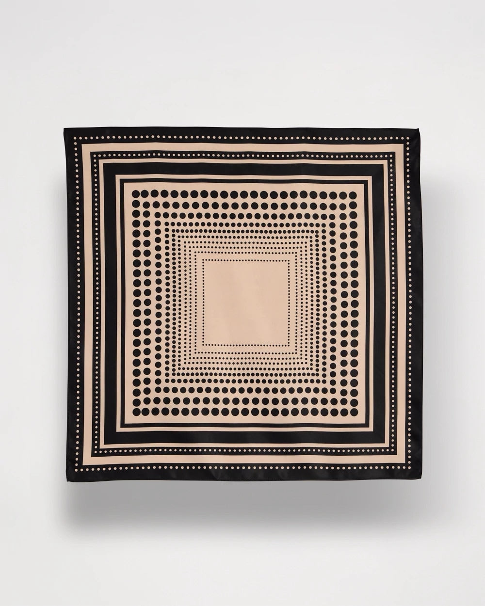 Chico's Quality - Polka Dot Square Scarf Black