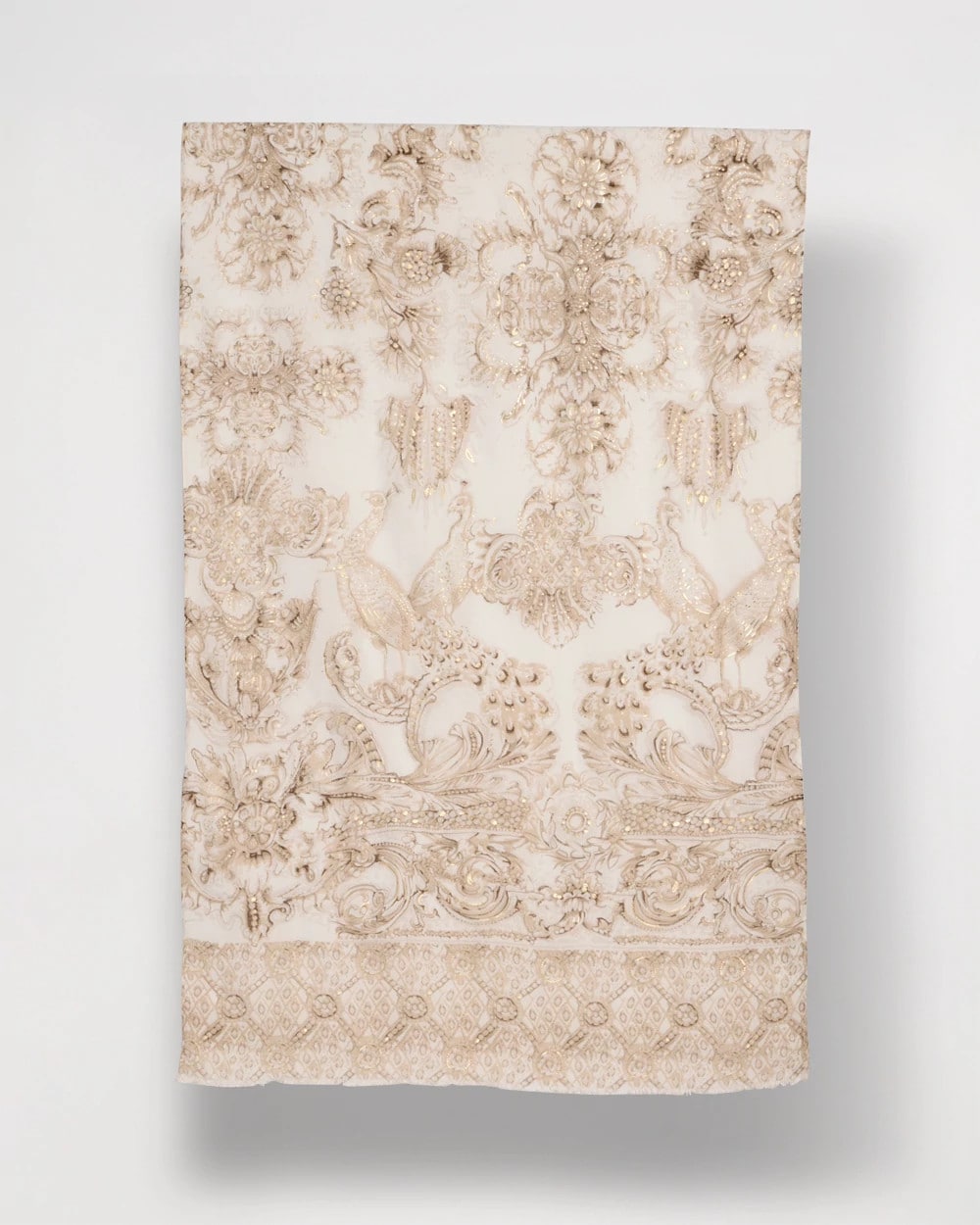 Chico's Essential - Foiled Oblong Scarf Neutral