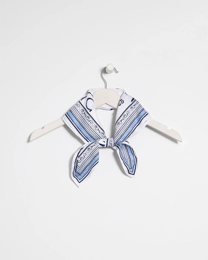 Chico's Great Value - Beach Square Scarf Passport Blue