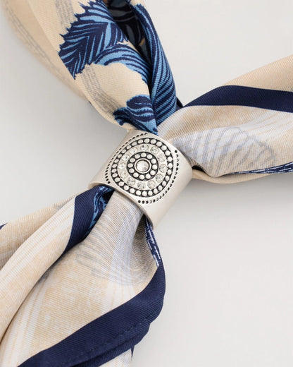 Chico's Recommended - Medallion Motif Scarf Ring Silver