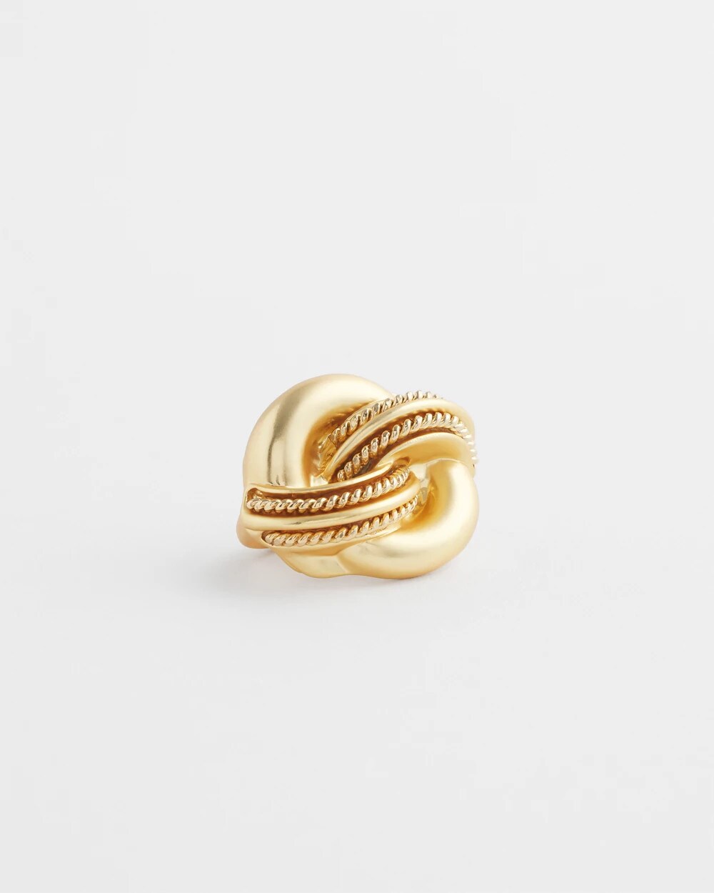 Chico's Value - Gold Scarf Ring Gold