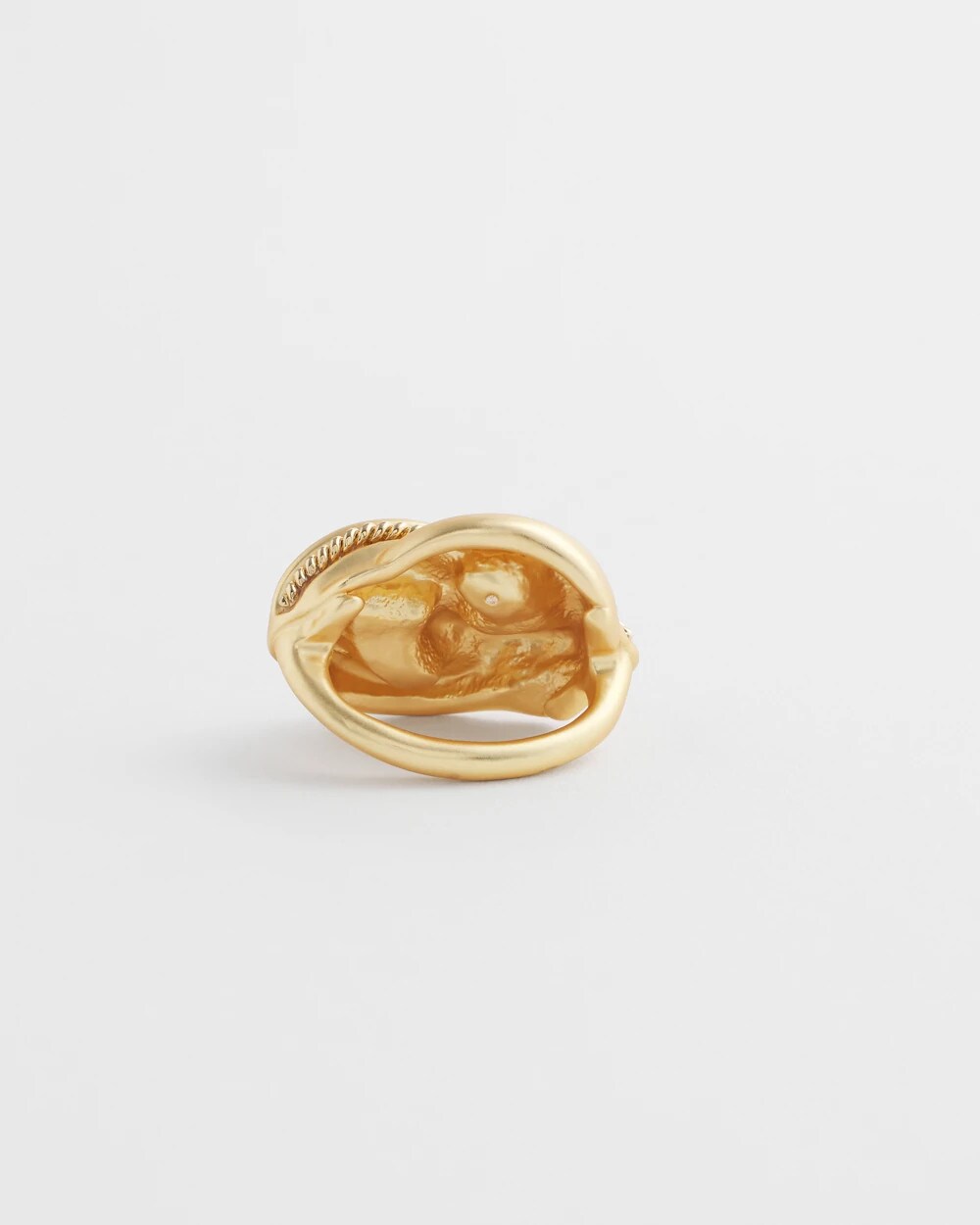 Chico's Value - Gold Scarf Ring Gold