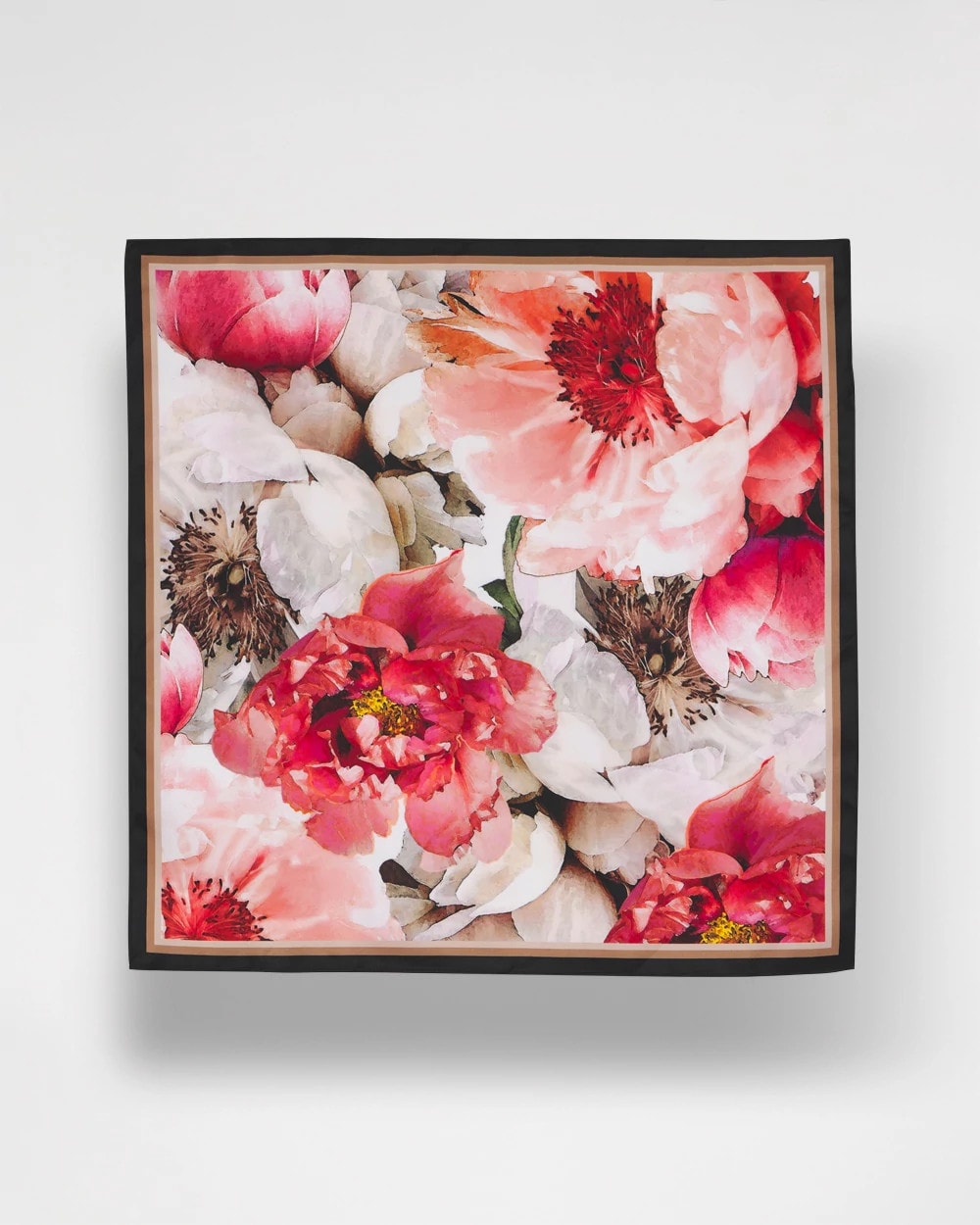 Chico's Best Seller - Botanic Burst Square Scarf Ecru