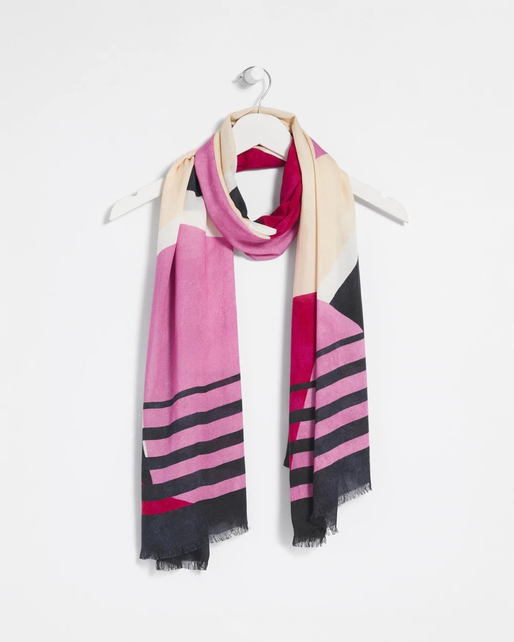 Chico's Great Value - Berry Compote Oblong Scarf Berry Compote