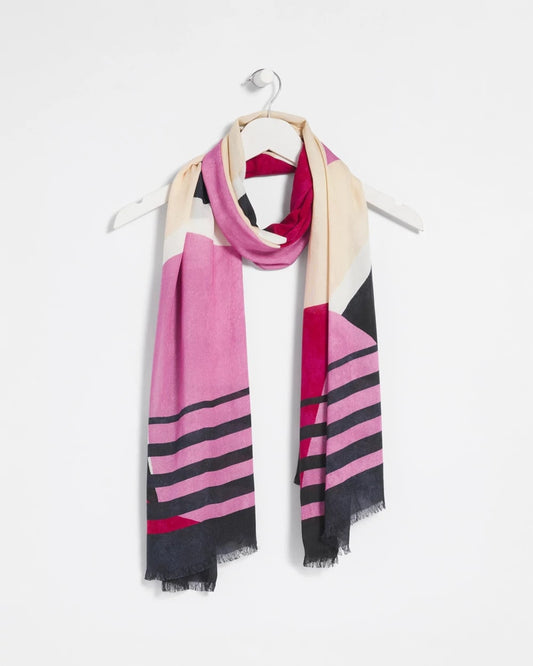 Chico's Great Value - Berry Compote Oblong Scarf Berry Compote