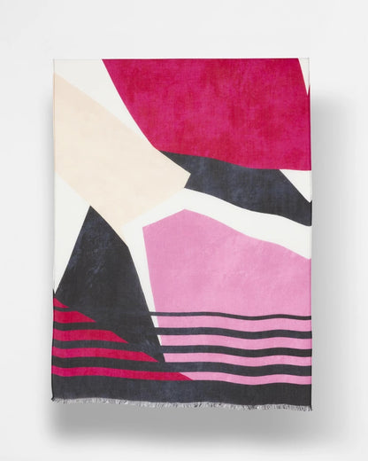 Chico's Great Value - Berry Compote Oblong Scarf Berry Compote