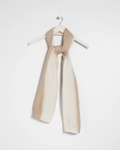 Chico's Exclusive - Ombre Pleated Oblong Scarf Neutral