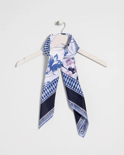 Chico's Best Price - Ellie Sprigs Square Scarf Amparo Blue