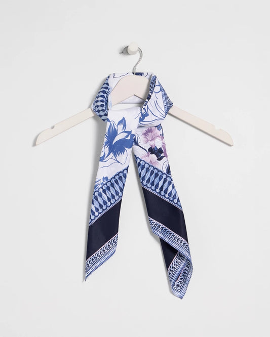 Chico's Best Price - Ellie Sprigs Square Scarf Amparo Blue