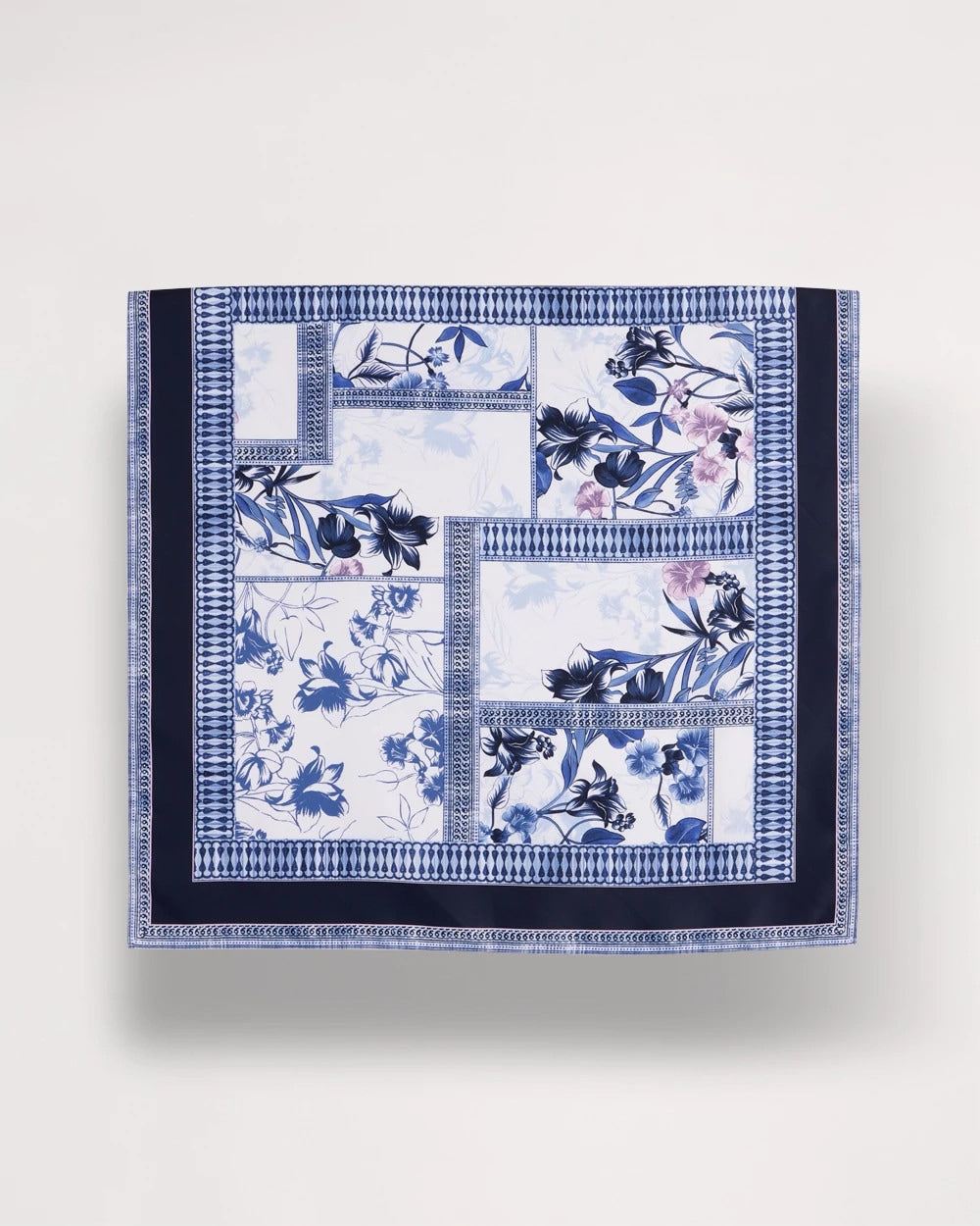 Chico's Best Price - Ellie Sprigs Square Scarf Amparo Blue