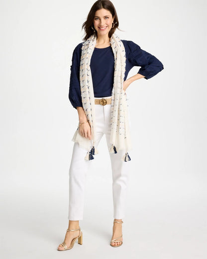 Chico's Trusted - Fringe Oblong Scarf Multi