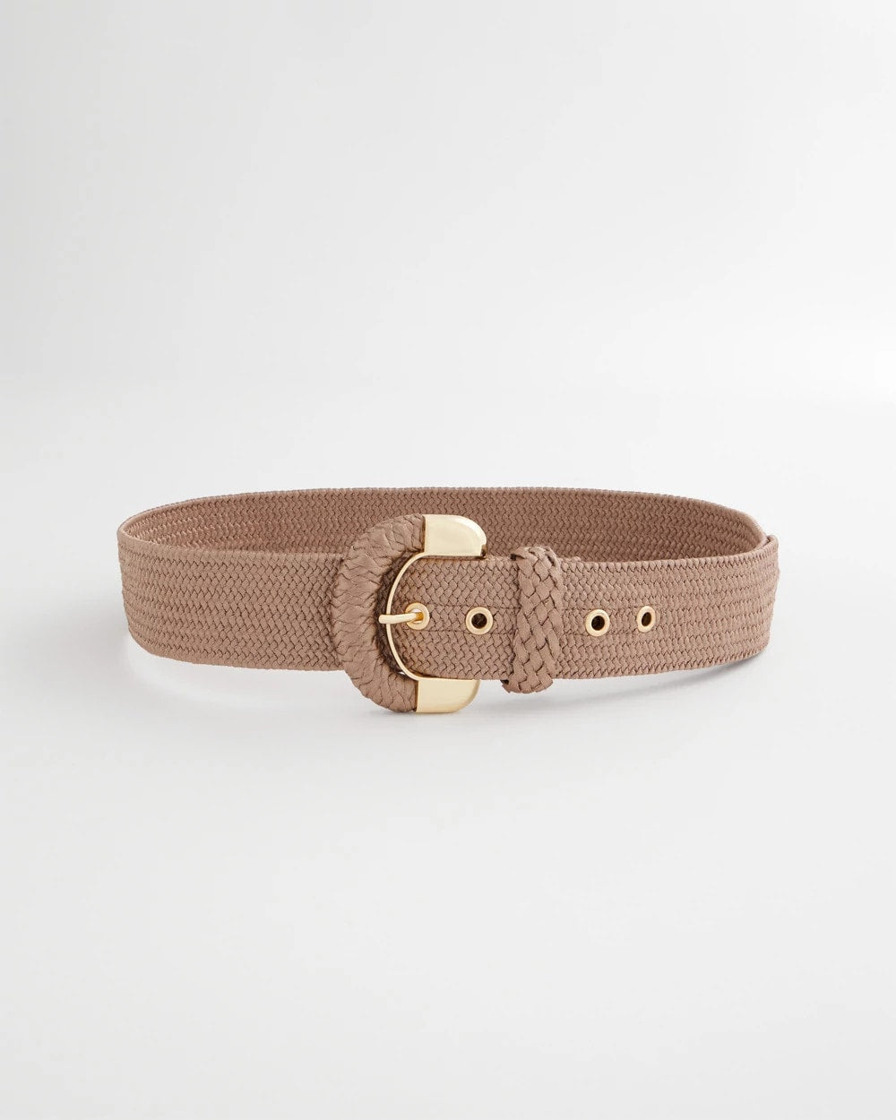 Chico's Special Offer - Satin Stretch Metal Belt Taupe
