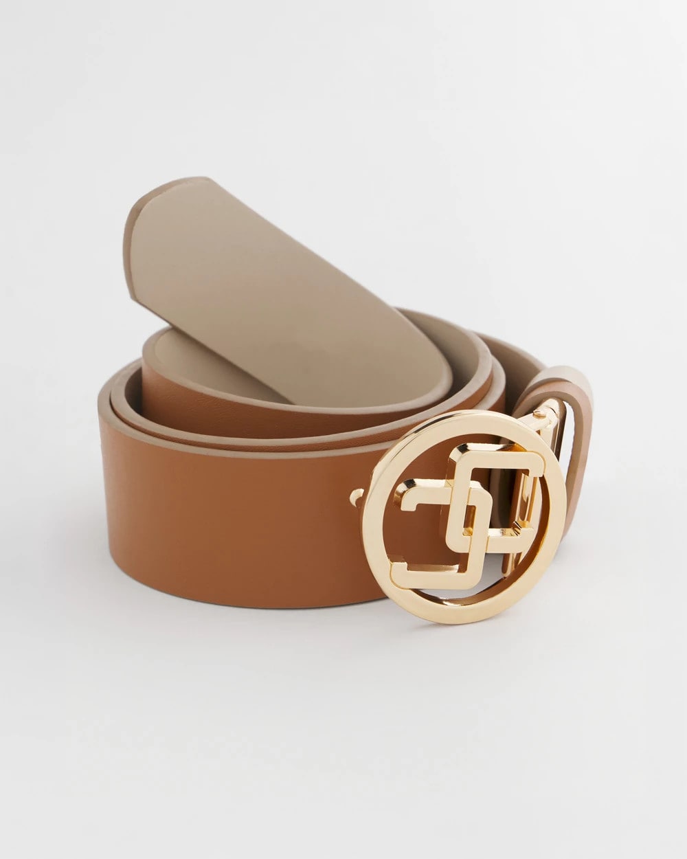 Chico's Premium - CC Reversible Double Keeper Belt Neutral