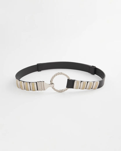 Chico's Value - Mixed Metal Clasp Belt Black