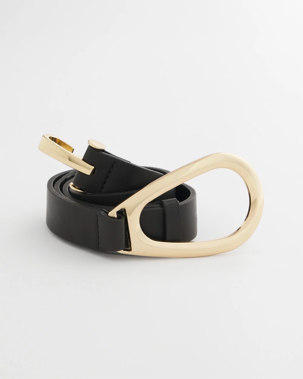 Chico's Recommended - Interlock Buckle Slouch Belt Black