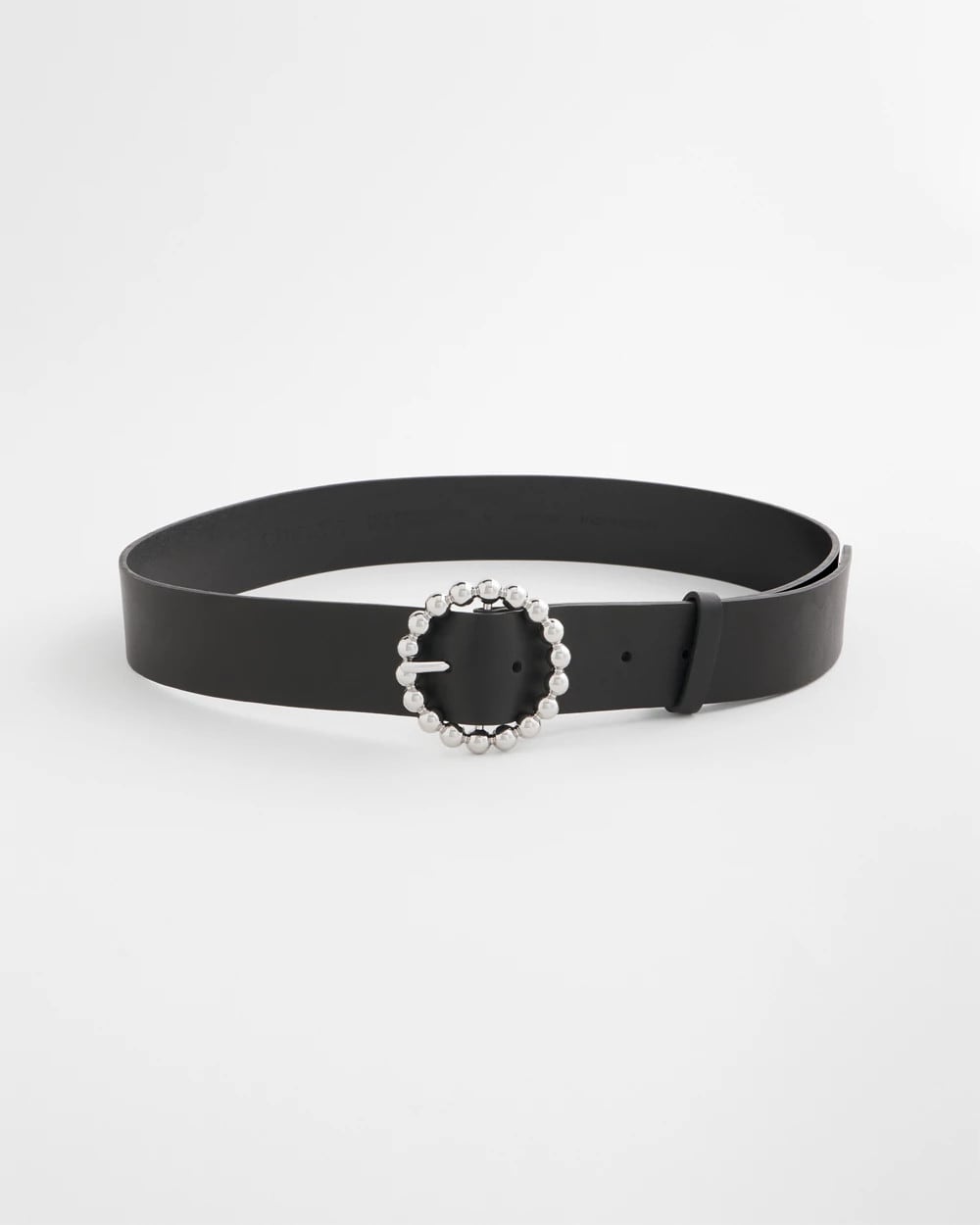 Chico's Everyday - Silver Dot Trouser Belt Black/Silver