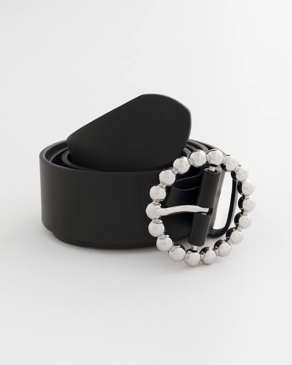 Chico's Everyday - Silver Dot Trouser Belt Black/Silver