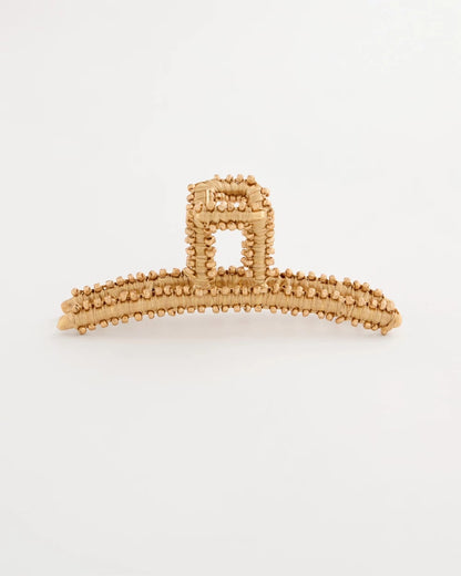 Chico's Featured - Raffia Hair Clip Metallic