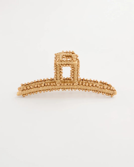 Chico's Featured - Raffia Hair Clip Metallic