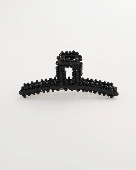 Chico's Top Pick - Black Raffia Hair Clip Black