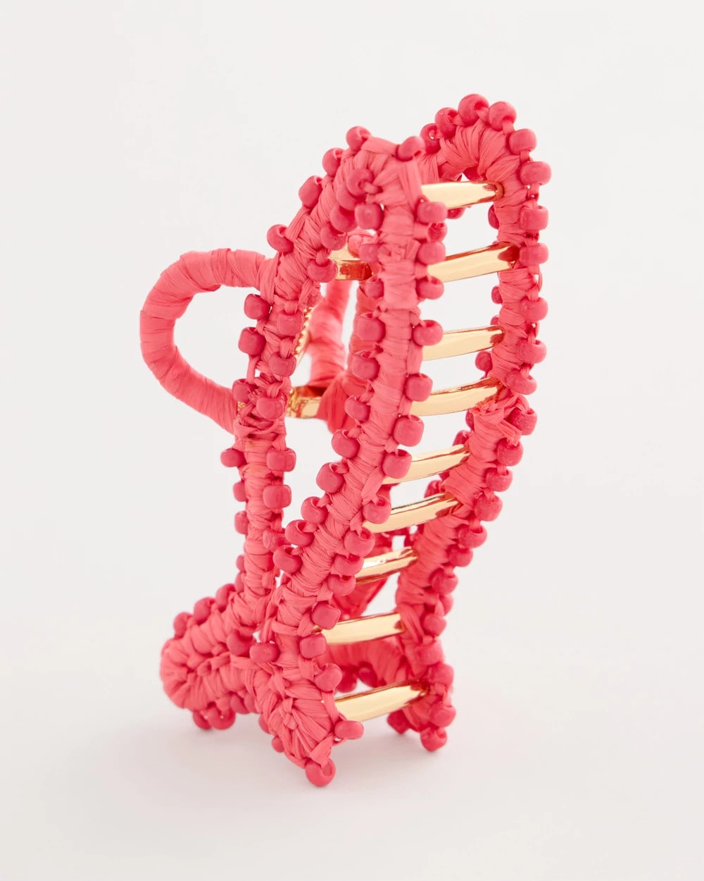 Chico's Best Seller - Coral Fish Raffia Hair Clip Coral