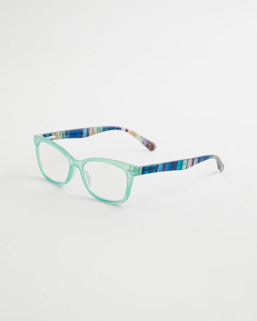 Chico's Hot Sale - Multi-Stripe Square Readers Green