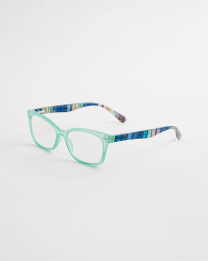 Chico's Hot Sale - Multi-Stripe Square Readers Green