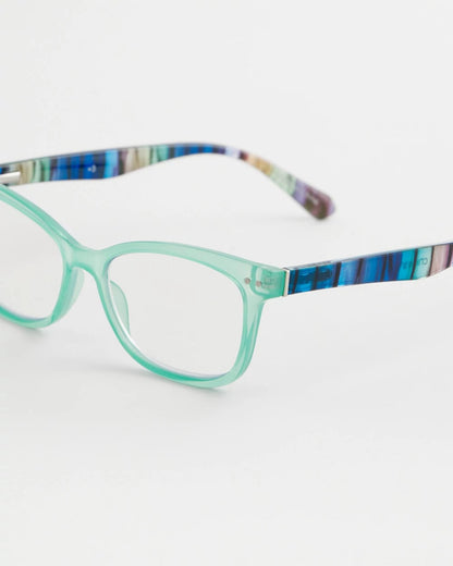 Chico's Hot Sale - Multi-Stripe Square Readers Green
