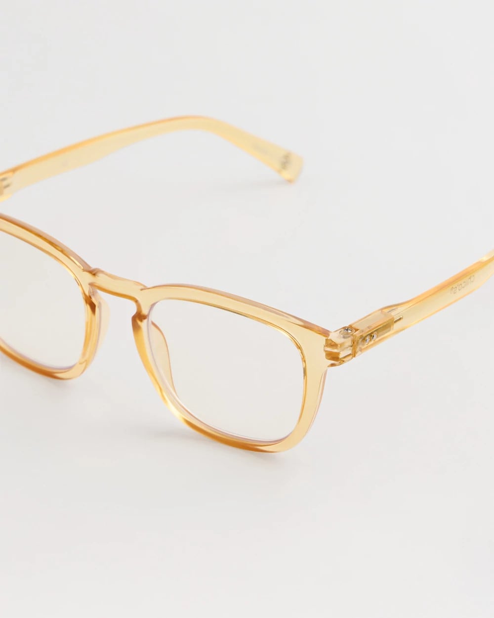 Chico's Quality - Crystal Square Readers Yellow