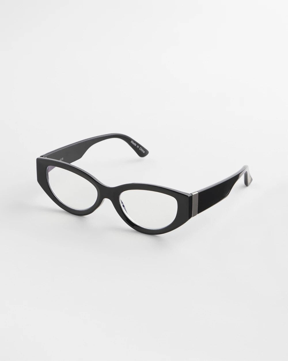 Chico's Hot Sale - Cat Eye Metal Readers Black