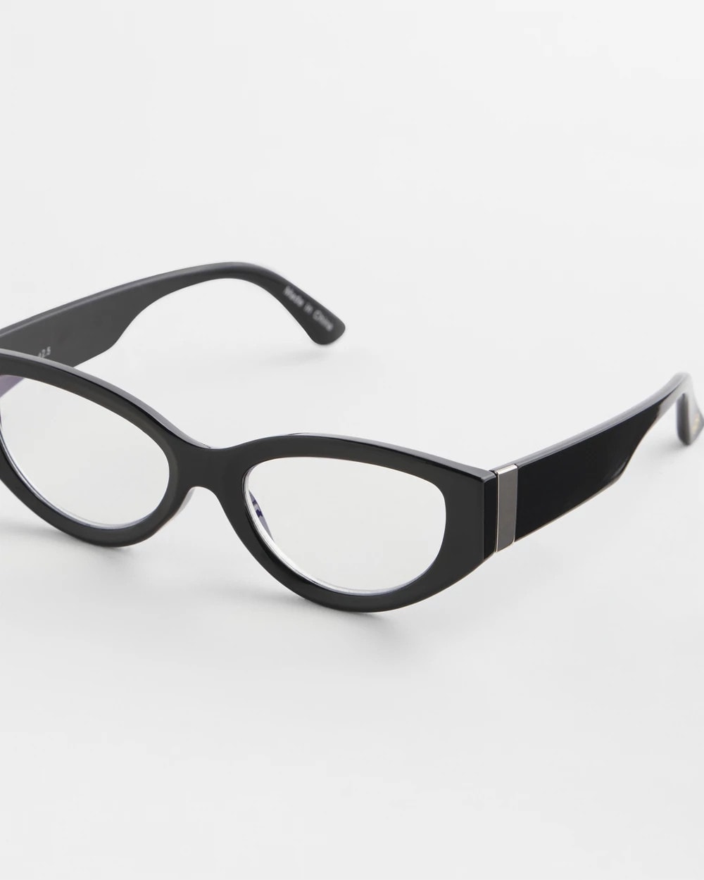 Chico's Hot Sale - Cat Eye Metal Readers Black