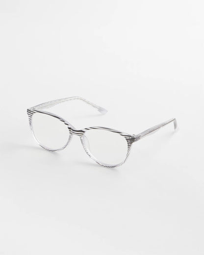 Chico's Trending - Stripe and Polka Dot Readers Purple/Black