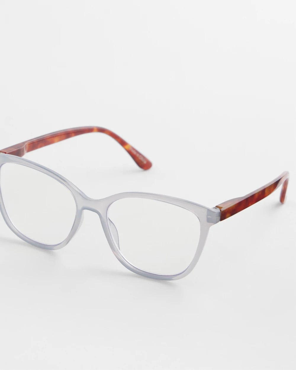 Chico's Featured - Opaque Color Block Readers Light Blue