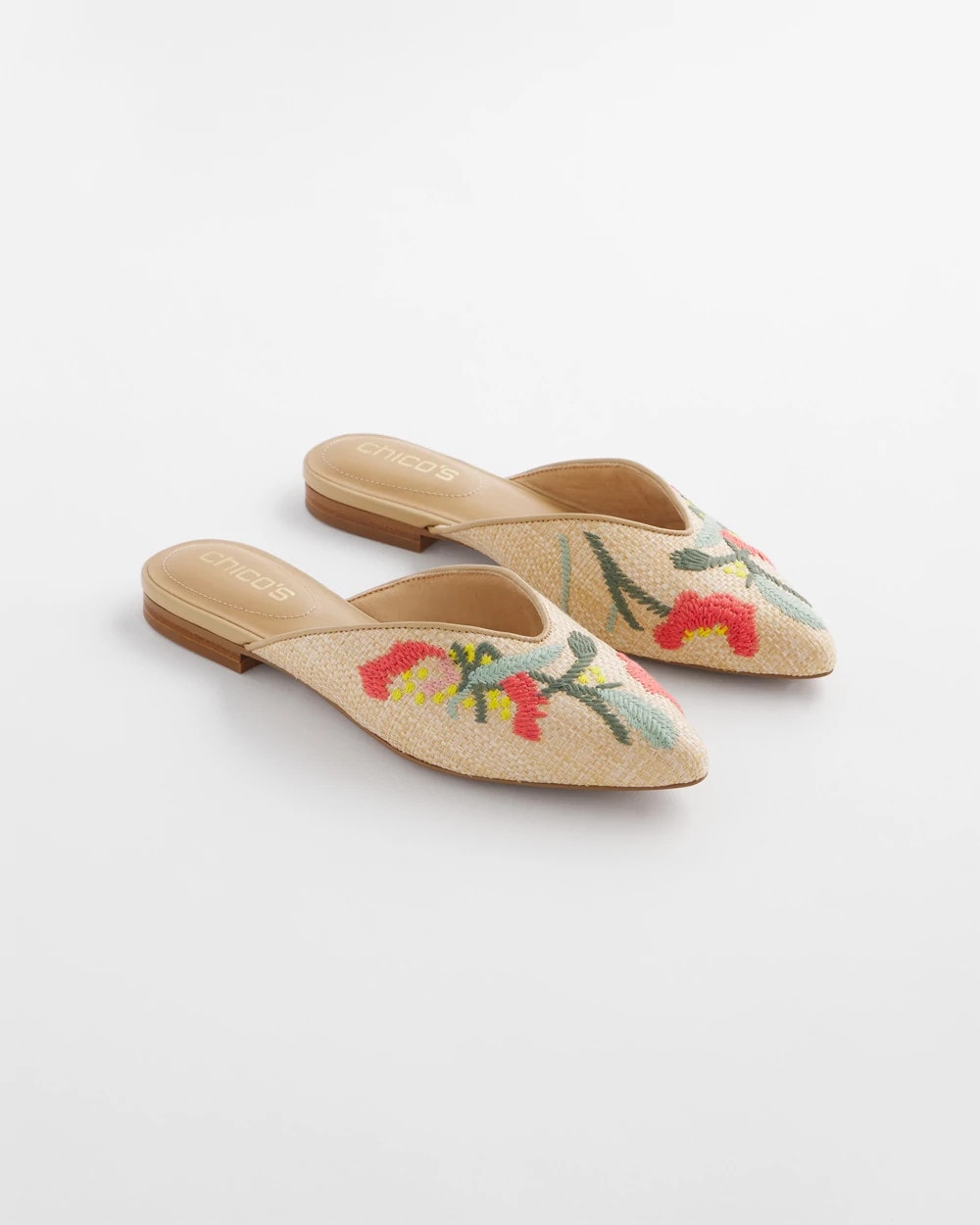 Chico's Recommended - Gabby Raffia Mule Multi