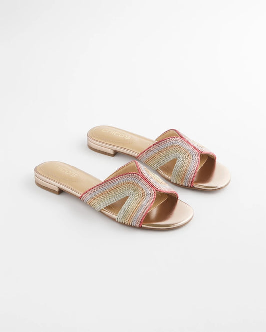 Chico's Best Price - Palma Slide Sandals Metallic Multi