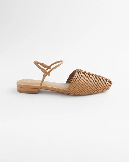 Chico's Great Value - Woven Slingback Sandals Tan