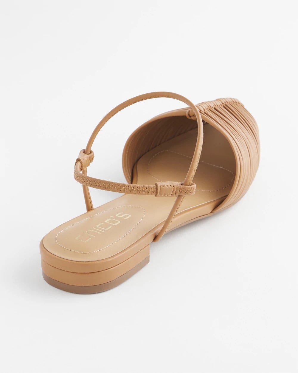 Chico's Great Value - Woven Slingback Sandals Tan