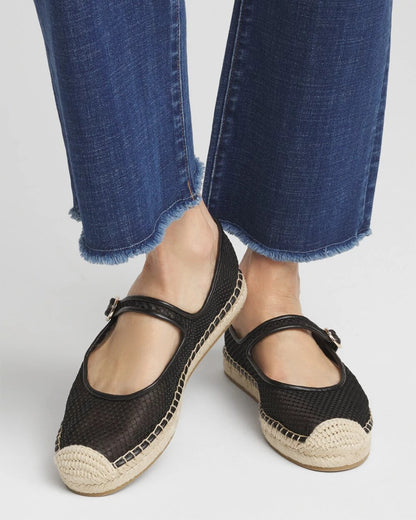 Chico's Exclusive - Eliana Mesh Mary Jane Espadrille Black