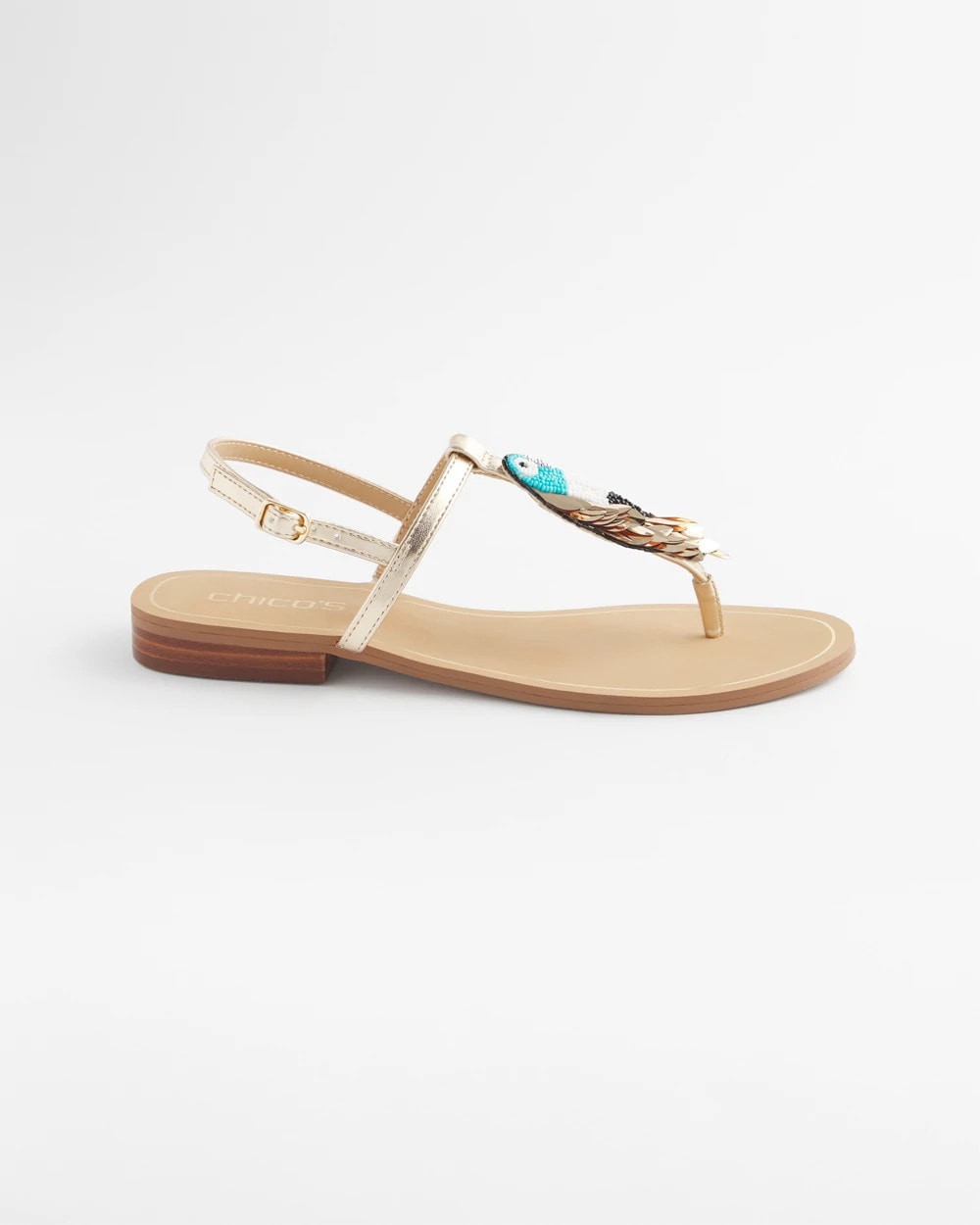 Chico's Best Seller - Beach Parrot T-Strap Sandals Multi