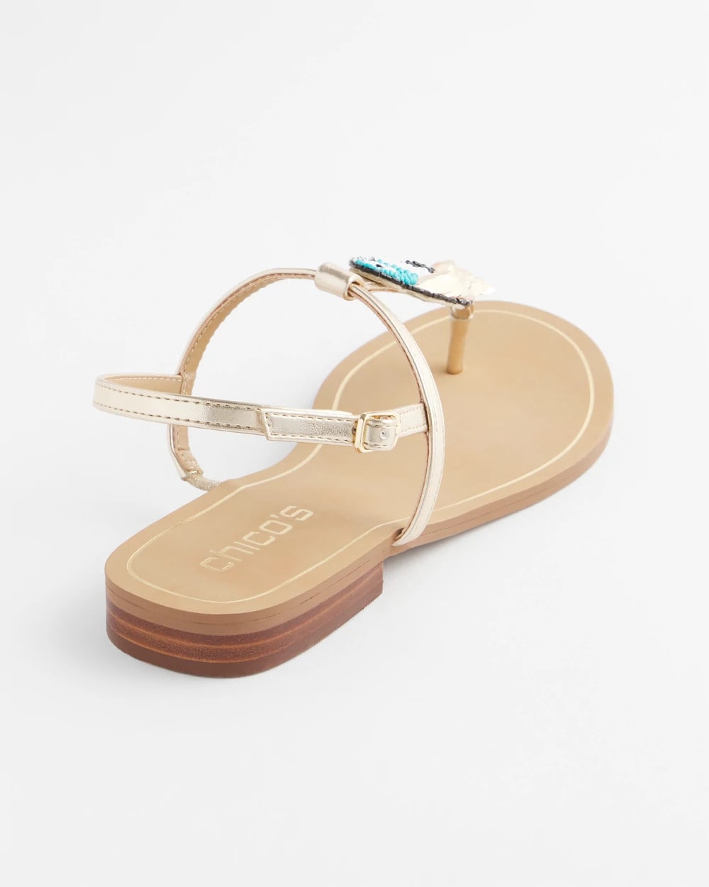 Chico's Best Seller - Beach Parrot T-Strap Sandals Multi