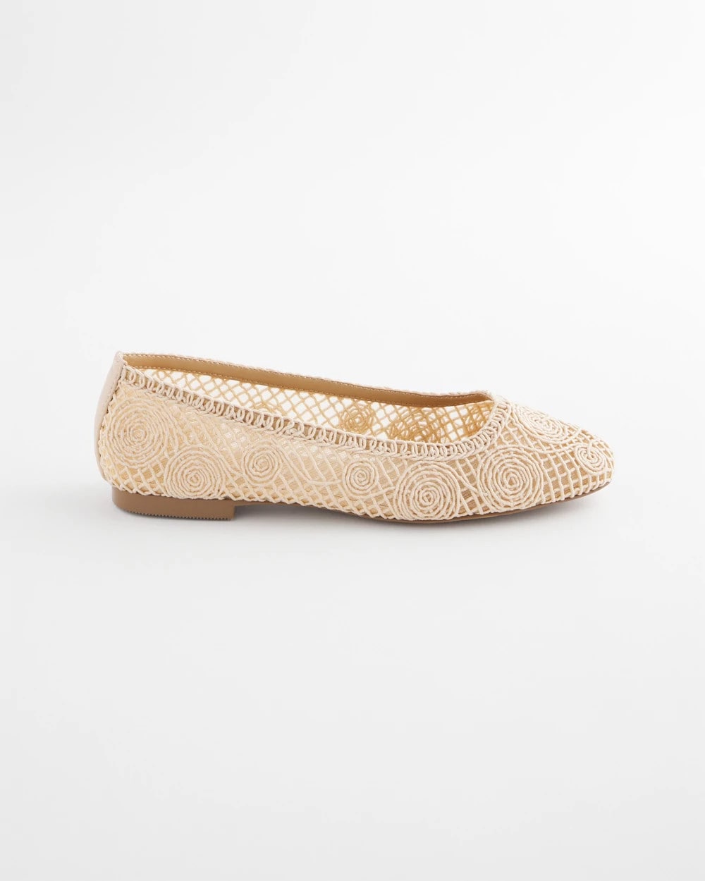 Chico's Popular - Cora Raffia Flats Natural
