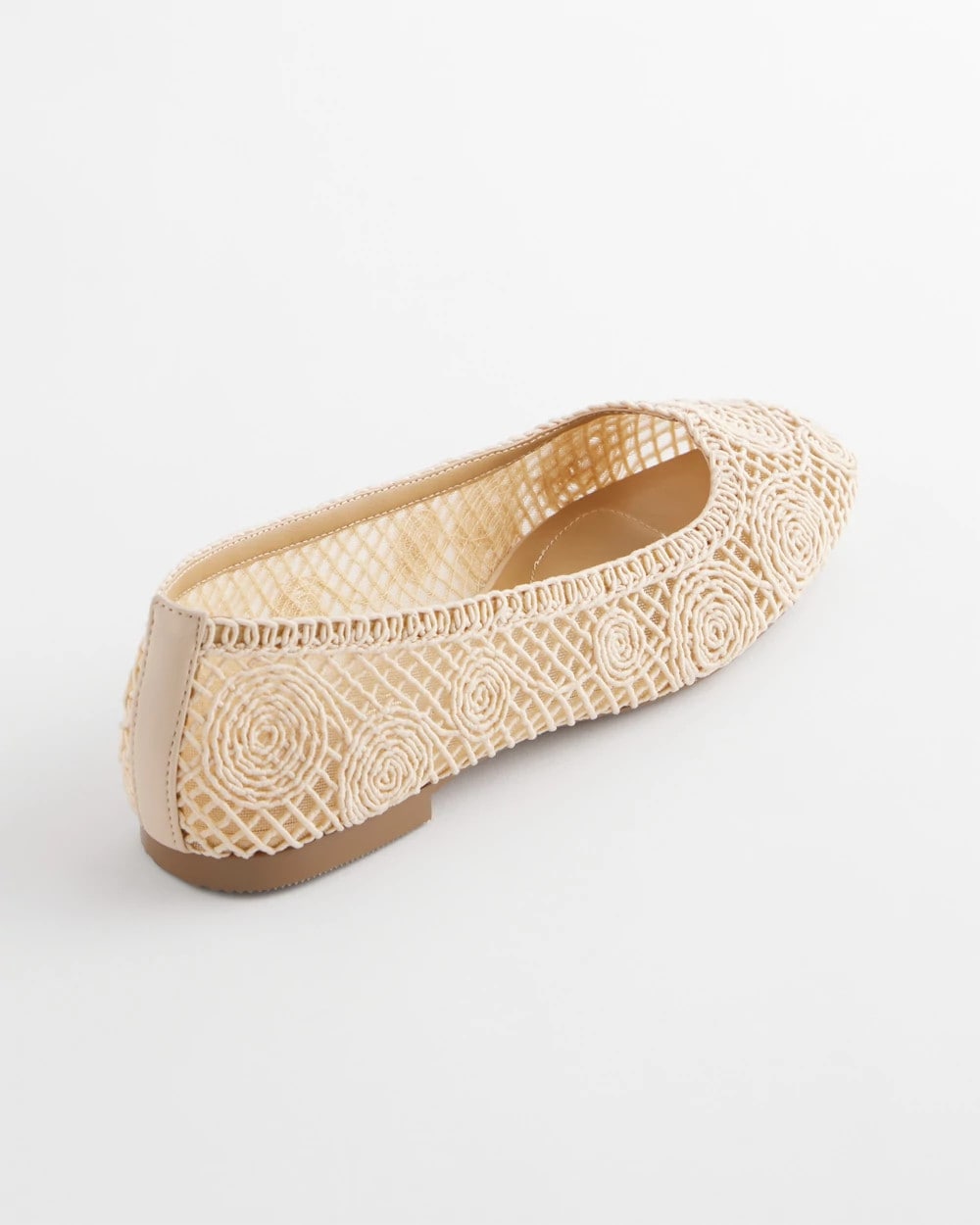 Chico's Popular - Cora Raffia Flats Natural