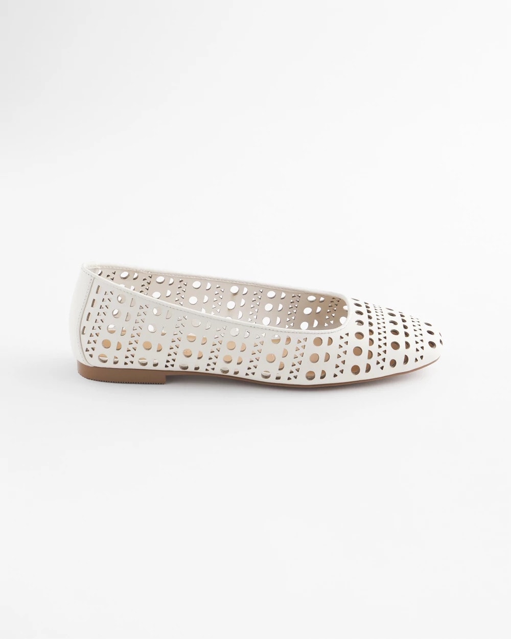 Chico's Deals - Cutout Ballet Flats Alabaster