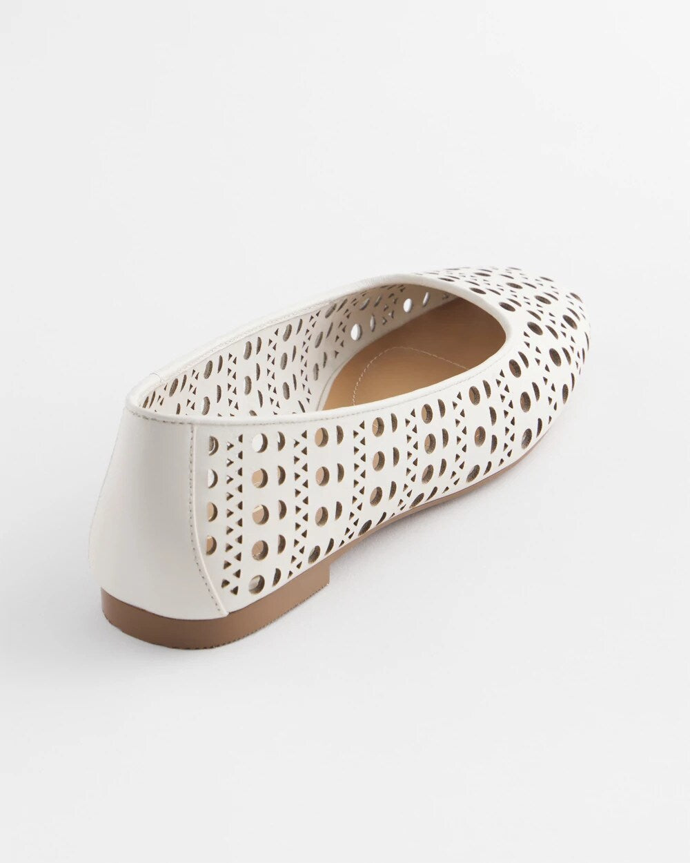 Chico's Deals - Cutout Ballet Flats Alabaster