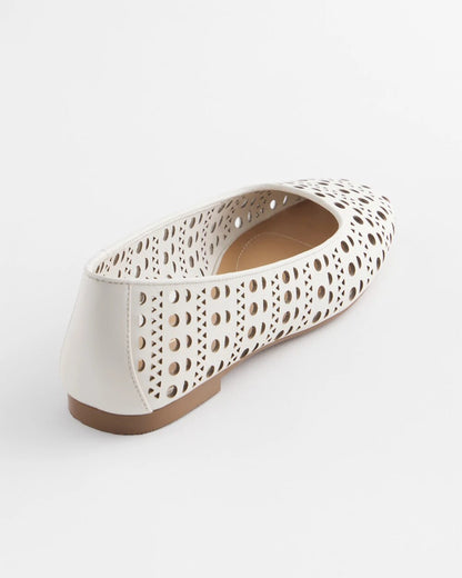 Chico's Deals - Cutout Ballet Flats Alabaster