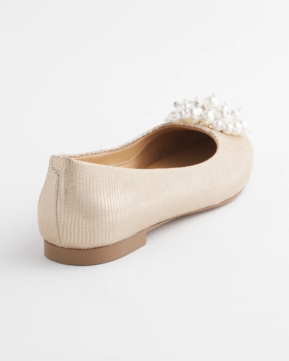 Chico's Everyday - Olympia Pearl Ballet Flats Gold