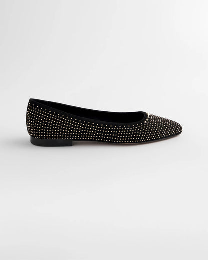 Chico's Value - Suede Studded Flats Black