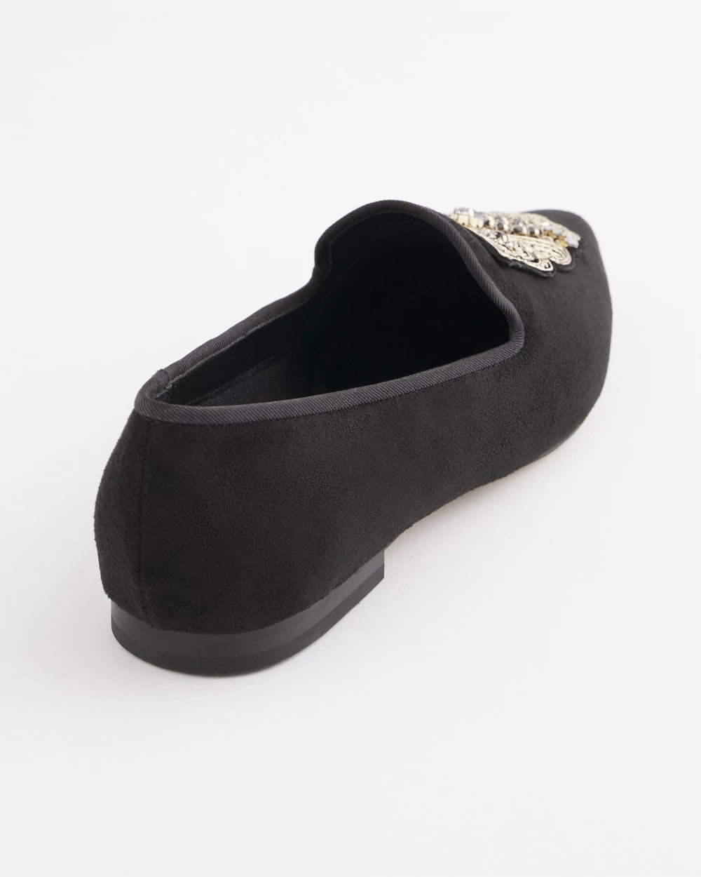 Chico's Recommended - Black Microsuede Loafers Black