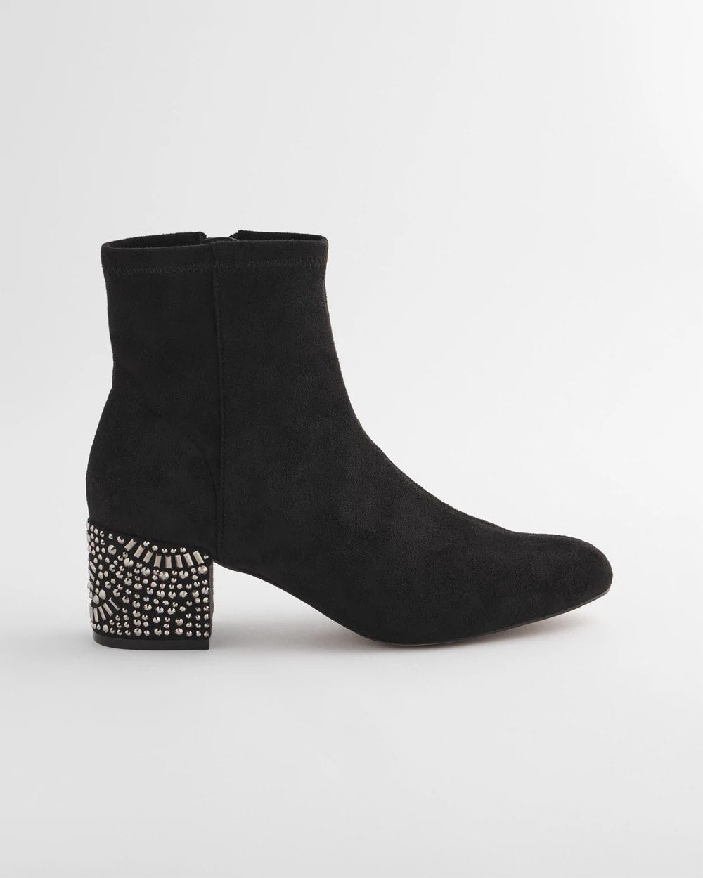Chico's Premium - Embellished Destiny Art Deco Boot Heels Black