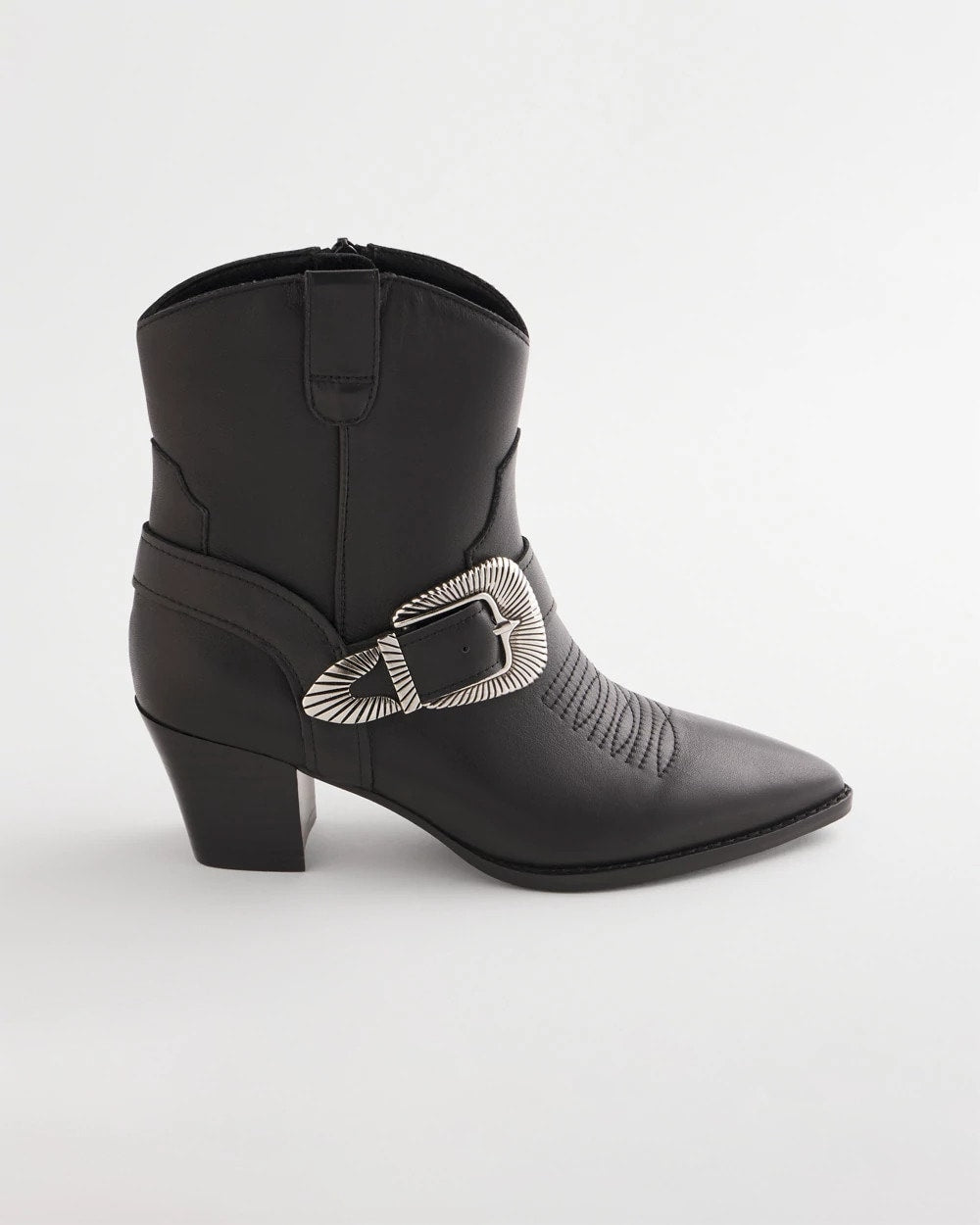 Chico's Classic - Kris Western Buckle Boots Black